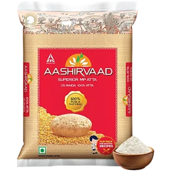 Aashirvaad Atta/Godihittu - Whole Wheat, 1 kg