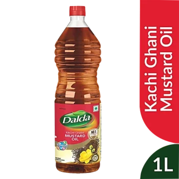 Dalda Kachi Ghani Mustard Oil, 1 L Bottle
