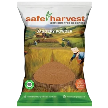 Safe Harvest Jaggery/Bella Powder - Pesticide Free, 500 g