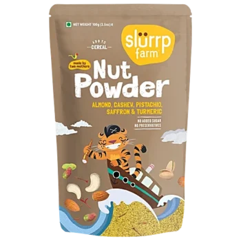 Slurrp Farm 100% Natural Nut Powder - No Added Sugar Or Preservatives, 100 g
