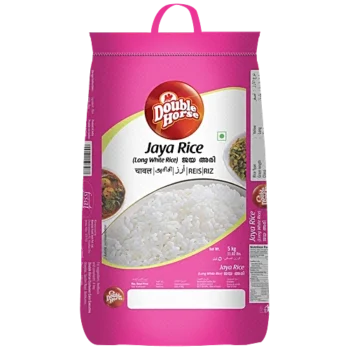 Double Horse Jaya Rice/Akki (Long White Rice/Akki), 5 kg