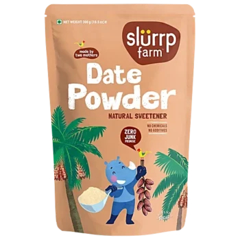 Slurrp Farm Dates Powder â€“ Made From Premium Arabian Dates/Kharek, 300 g