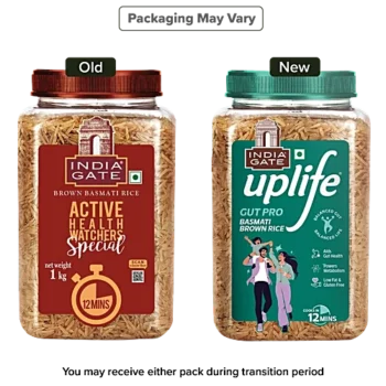 India Gate Brown Basmati RiceBasmati Akki - 12 Minute Active Health Special, 1 kg