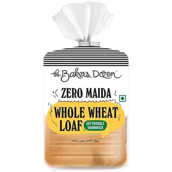 The Baker's Dozen Zero Maida Wholewheat Loaf, 400 g