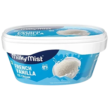 Milky Mist French Vanilla Ice Cream, 1 L Tub