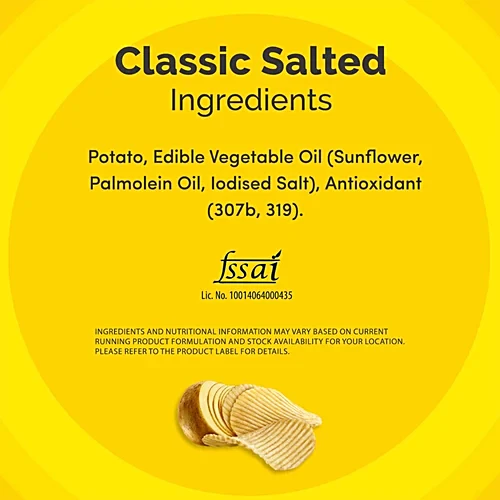 Lay's Classic Salted Potato Chips, 2 x 82 g Multipack - Image 5