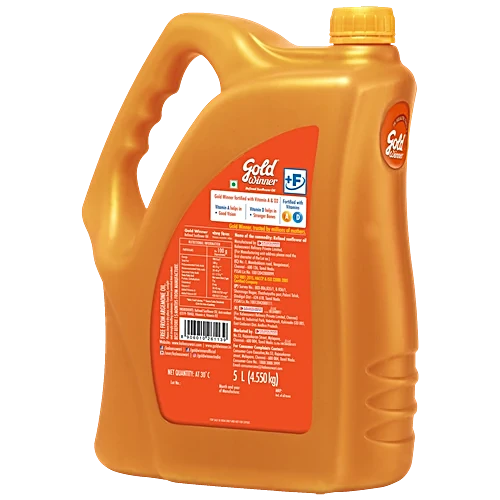 Gold Winner Refined Sunflower Oil, 5 L Can - Image 2