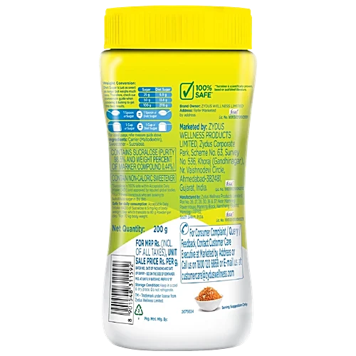 Sugar Free Natura Sweetener - Cook & Bake, Diet Sugar, 200 g - Image 2