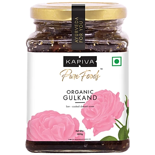 Kapiva Organic Gulkand - Sun-Cooked Damask Rose, Rich In Antioxidants, Aids Digestion, 300 g - Image 2