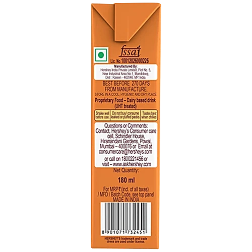 Hershey's Almond Flavor Milkshake, 180 ml - Image 2