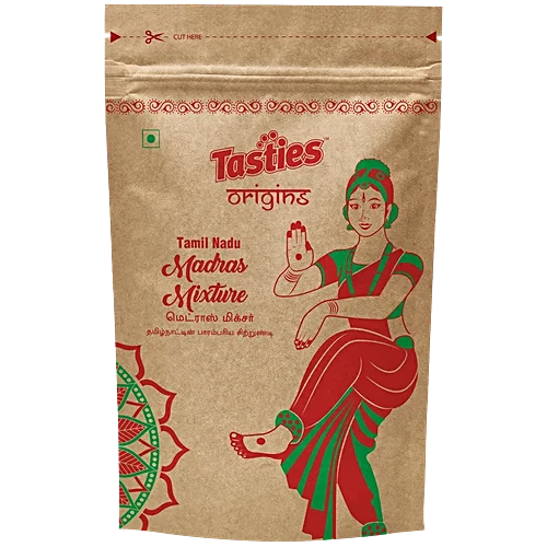 Tasties Origins Tamil Nadu Madras Mixture, 150 g Namkeen - Image 2