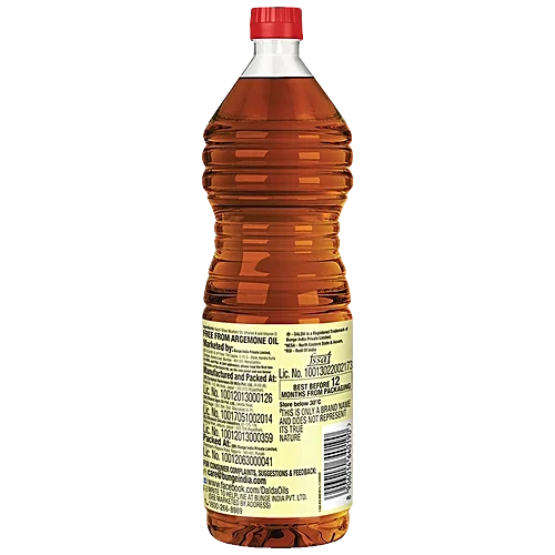 Dalda Kachi Ghani Mustard Oil, 1 L Bottle - Image 3