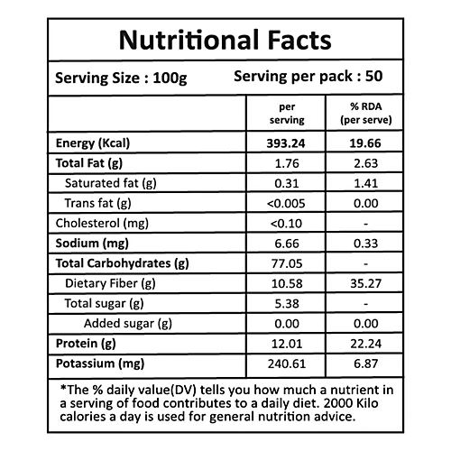 Organic Tattva Organic Wheat Flour/ Chakki Atta - Image 3