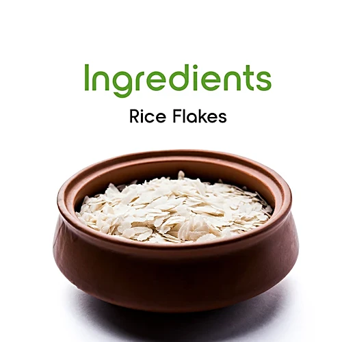 Fortune Indori Poha Super Soft Thick Source Of Protein Fibre, 500 g Pouch - Image 3