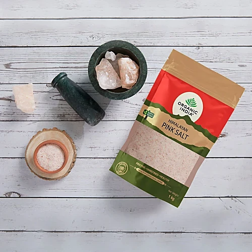 Organic India Himalayan Pink Rock Salt Powder, 1 kg - Image 3