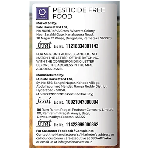 Safe Harvest Wheat Daliya - Pesticide Free, 500 g - Image 3