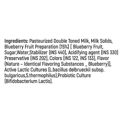 Milky Mist Blueberry Greek Yogurt, 100 g Cup - Image 3