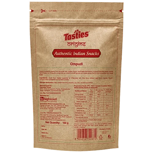 Tasties Origins Ompudi Nylon Sev, 150 g Namkeen - Image 2