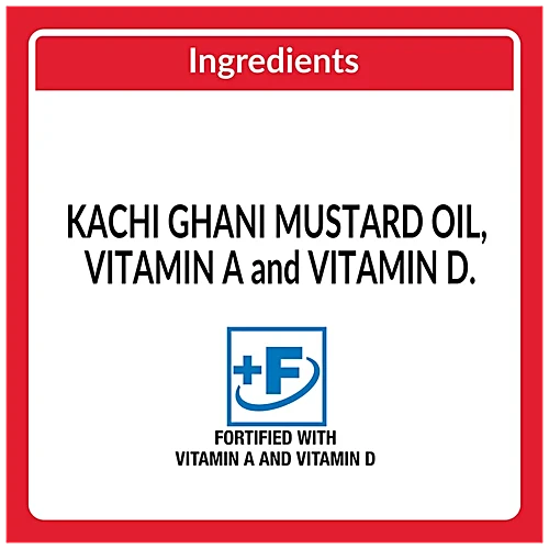 Dalda Kachi Ghani Mustard Oil, 1 L Bottle - Image 4