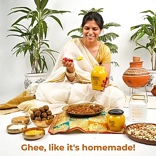 Anveshan A2 Desi Cow Ghee - Bilona Churned, Light On Gut, Lab-Tested, Clarified Butter - Image 4