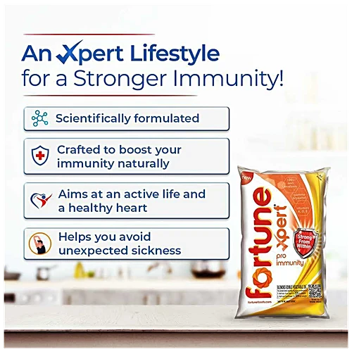 Fortune Xpert Pro Immunity Edible Oil, 1 L Pouch - Image 4