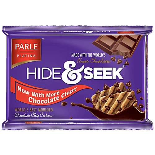 Parle Platina Hide & Seek Chocolate Chip Cookies, 200 g - Image 3