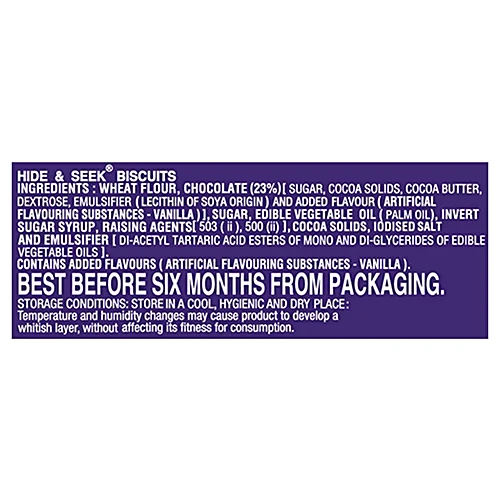 Parle Platina Hide & Seek Chocolate Chip Cookies, 200 g - Image 5