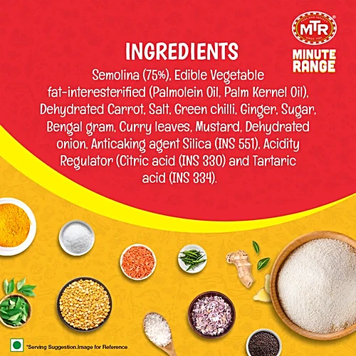 MTR Veggie Upma, 60 g Pouch - Image 4