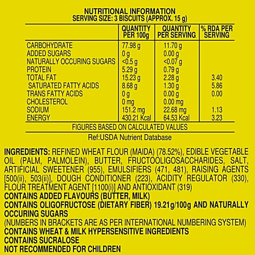 Bisk Farm Sugar Free Marie Biscuits, 300 g - Image 4