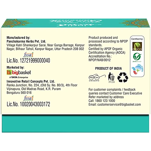 indiSecrets Pure Tulsi Chamomile Tea, 36 g (20 Bags x 1.8 g) - Image 4