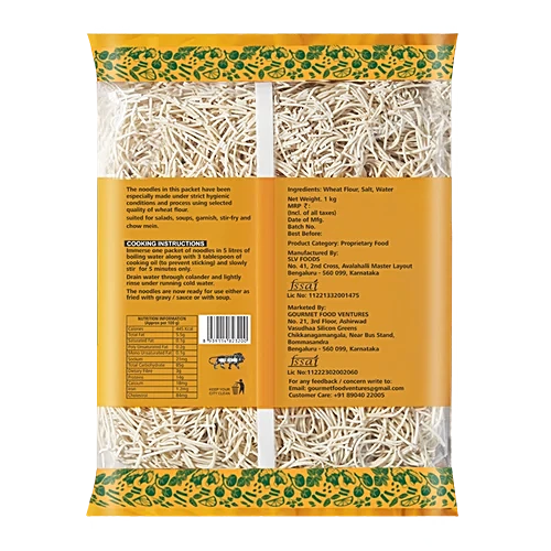 Ramyeon Veg Hakka Noodles - Zero Fat, Free From Additives, 1 kg - Image 4