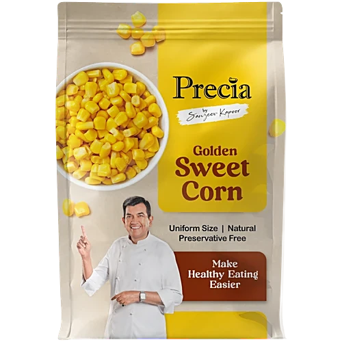 Precia Golden Sweet Corn, 250 g Pouch - Image 3