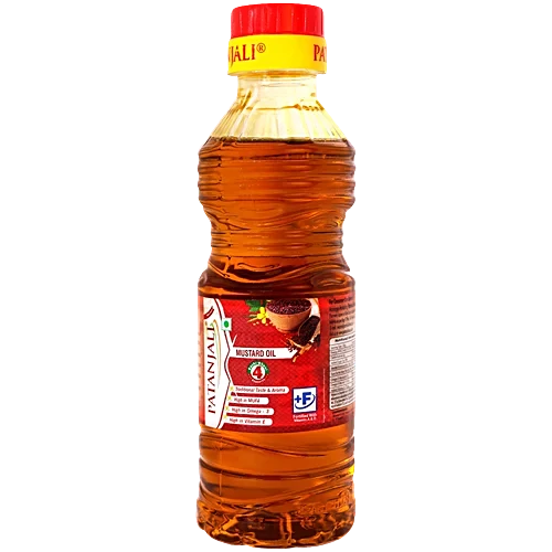 Patanjali Mustard Oil, 1 L Bottle - Image 5